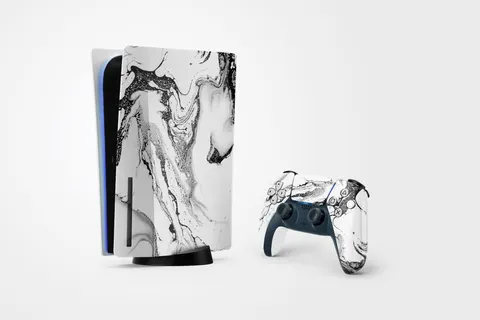 Naklejka na konsolę Playstation 5 i kontrolery - 259