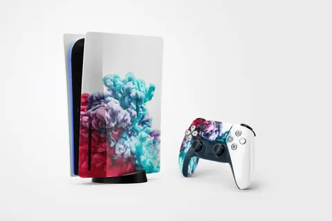 Naklejka na konsolę Playstation 5 i kontrolery - 334