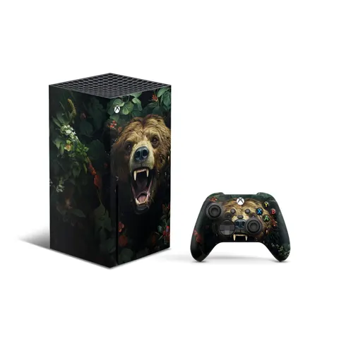 Naklejka na konsolę Xbox Series X - Strażnik lasu