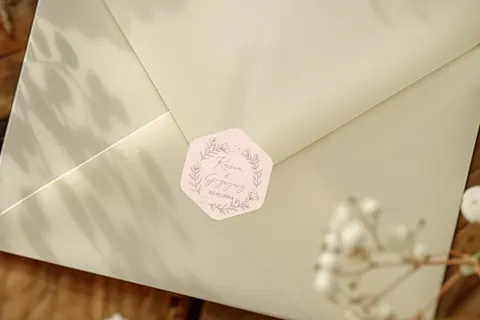 Naklejki weselne - save the date - personalizowane 02