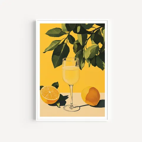 Plakat / na piance - Kieliszek z Limoncello