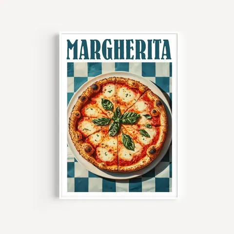Plakat / na piance - Pizza Margherita 01