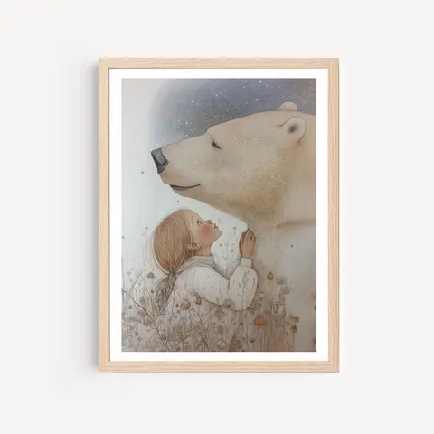 Plakat do pokoju dziecka - Polarny przyjaciel