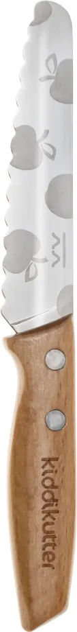 KiddiKutter, Bezpieczny nóż do nauki krojenia dla dzieci, WOOD, lekki