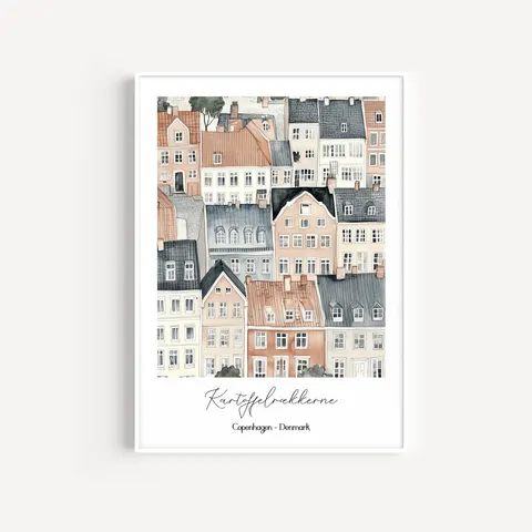 Plakat / na piance - Kartoffelrækkerne Kopenhaga Dania