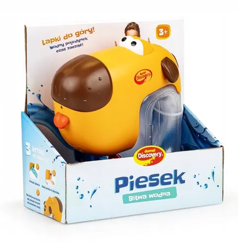 DUMEL ZABAWKA NA WODĘ PIESEK BITWA WODNA STRZELA WODĄ