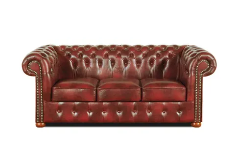 Pikowana Sofa Chesterfield z funkcją spania