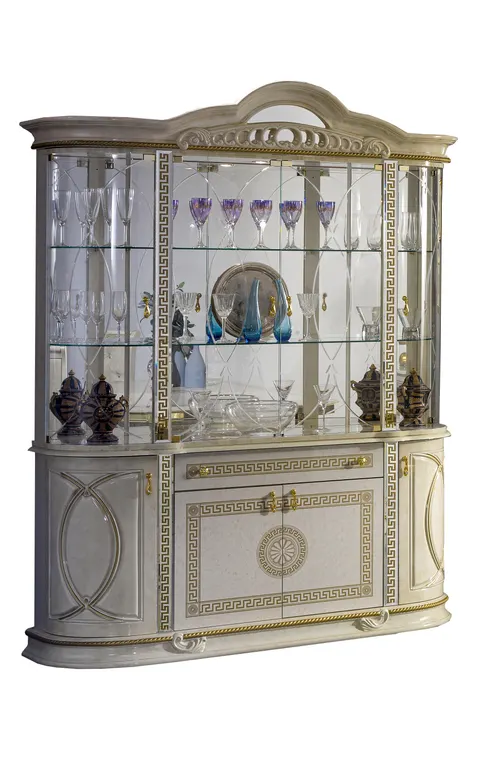 Stylowa Witryna 4 drz. BC Venus Beige-Gold