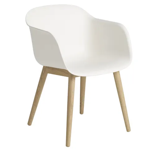 Krzesło FIBER drewniane nogi Muuto
