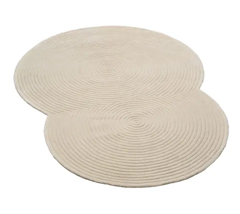 Dywan ZEN ROUNDED 134x190 kremowy Bolia