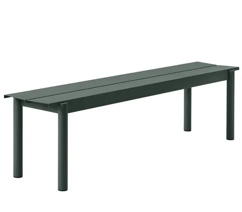 Ławka ogrodowa LINEAR STEEL, MUUTO
