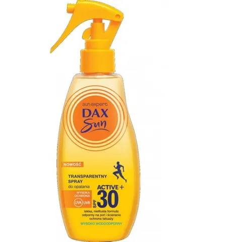 DAX SUN Transparentny spray do opalania ACTIVE + SPF 30, 200 ml