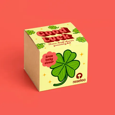 Resetea Good Luck – zestaw do uprawy czterolistnej koniczyny Resetea Marka:
