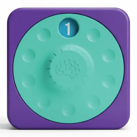Sensoryczny Kwadrat. PlayTab. Tarcza Numerowa / Fat Brain Toys