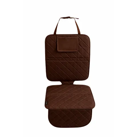Mata ochronna pod fotelik samochodowy - Chocolate Brown / We Are One.