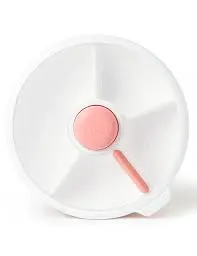 GOBE SNACK SPINNER Duży pojemnik na przekąski Coral Pink