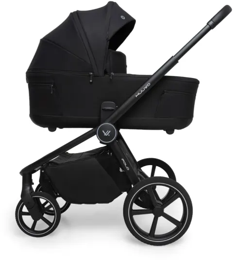 Muuvo Fold - wózek dziecięcy 2w1 ze składaną gondolą | Black