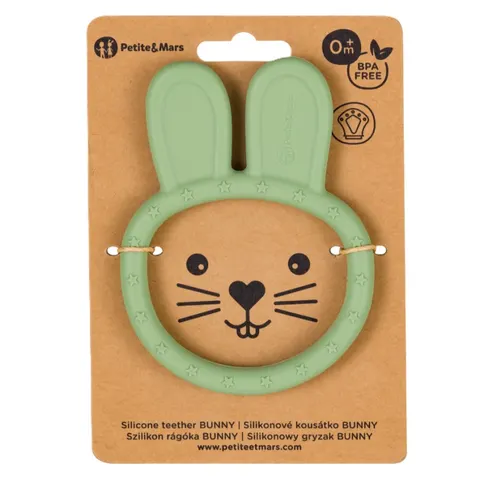 Gryzak silikonowy Króliczek Bunny Sweet Pea, Petite&Mars