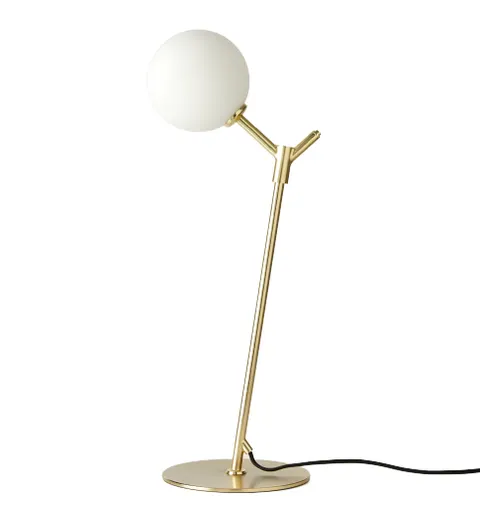 Lampa stołowa ATOM Aromas Czarna / Mosiądz