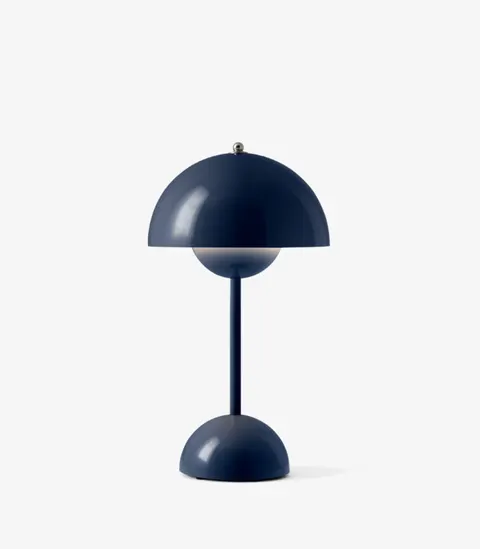 Lampa bezprzewodowa FLOWERPOT VP9 Stalowy niebieski &Tradition