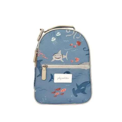 Plecak termiczny na lunch - Sharks, blue / Play&Store