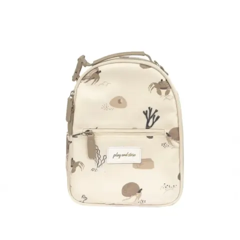 Play&store Mini plecak z regulowanymi uchwytami Sand/beige