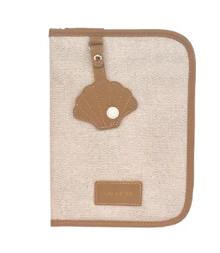 Play&Store Etui na dokumenty , organizer premium / camel/brown
