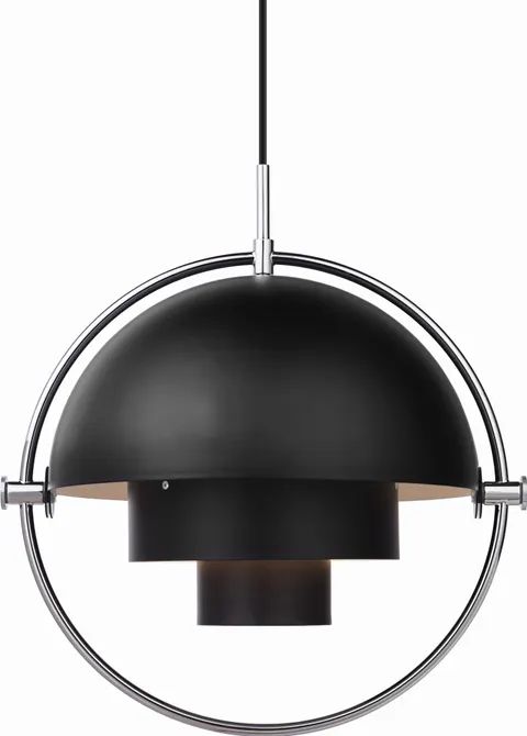 Lampa wisząca MULTI-LITE duża / chrom GUBI