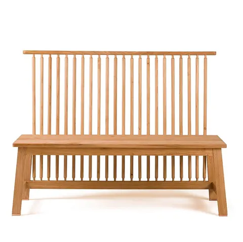 Ławka z oparciem 2-osobowa BENCH WITH BACK De La Espada
