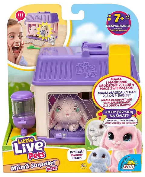 Little Live Pets Mama surprise mini króliczek Cobi 5+