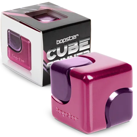 bopster Fidget Cube Spinner - Różowy/Fioletowy