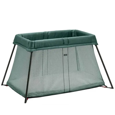 BABYBJORN - łóżeczko turystyczne LIGHT dark green