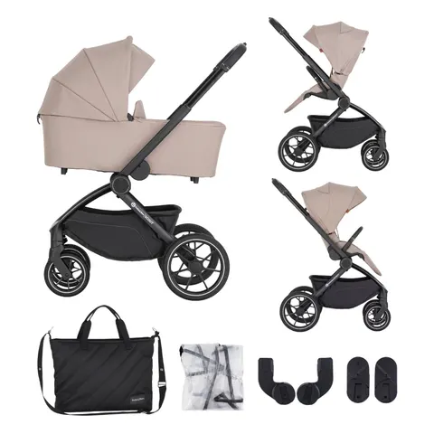 PETITE&MARS Wózek wielofunkcyjny SCOUT 2w1 Cappuccino Cream