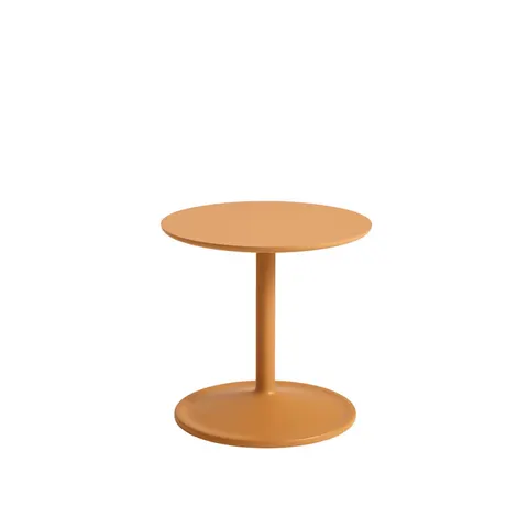 Stolik SOFT SIDE TABLE 45 cm x 45 cm, wysoki, pomarańczowy/pomarańczowa podstawa