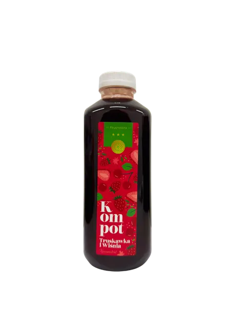 Fructovita Koncentrat Kompotu Truskawka- Wiśnia 1kg