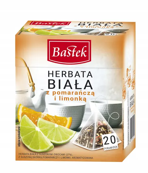 Bastek herbata biała z pomarańczą i limonką 30g