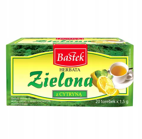 Bastek herbata zielona z cytryną 30g