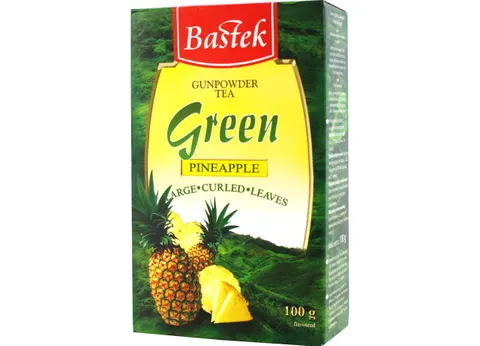 Bastek herbata liściasta zielona z ananasem 100g