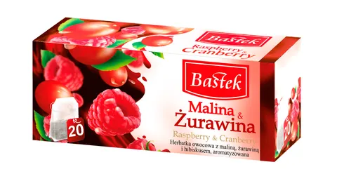 Bastek napar malina z żurawiną 20 torebek