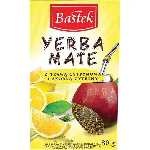 Bastek herbata yerba mate z trawą cytrynową 80g