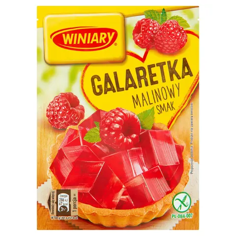 Winiary galaretka malinowa 71g