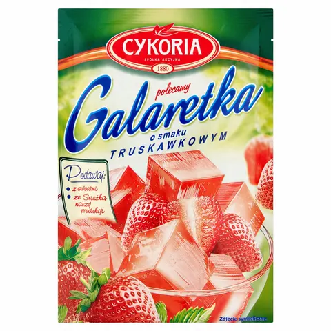 Cykoria galaretka o smaku truskawkowym 75g