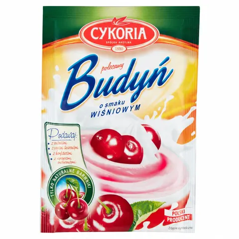 Cykoria budyń o smaku wiśniowym 40g