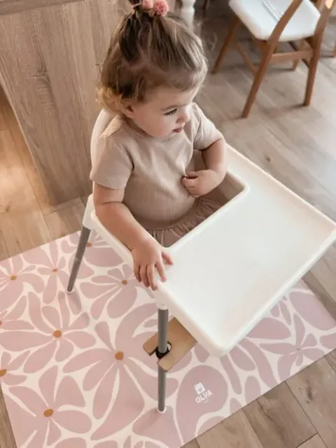 Olya Kids Mata Ochronna | DAISY PINK 125×95 cm