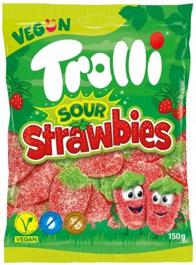 Trolli żelki Sour Strawbies 150g