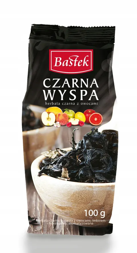 Bastek herbata Czarna Wyspa z owocami 100g