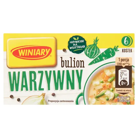 Winiary kostka rosół warzywny 60g