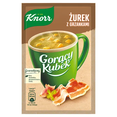 Knorr danie gotowe gorący kubek żurek 17g