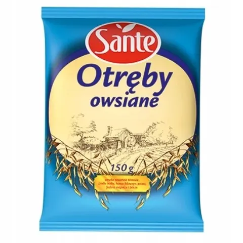 Sante otręby owsiane stabilizowane 150g