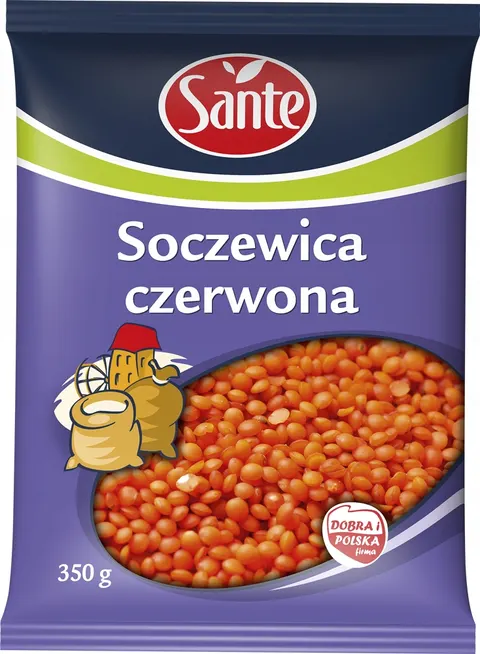 Sante soczewica czerwona 350g